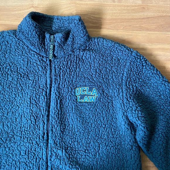 UCLA Law Fleece Zip-Up Jacket in Size Large Unisex in GREY - Picture 3 of 8